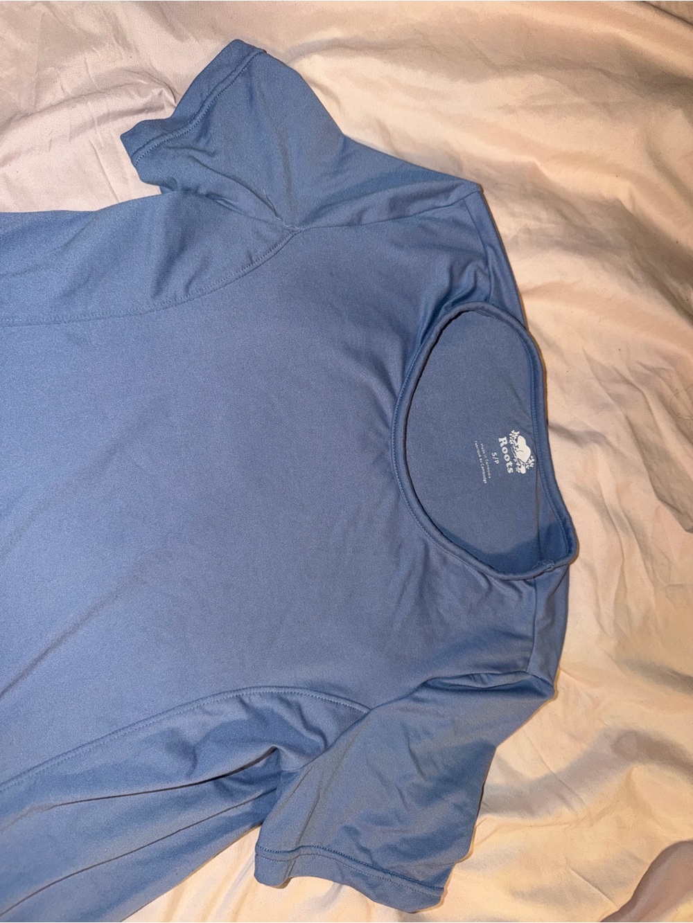 Roots Men's Short-Sleeve Crewneck Tee in Slate Blue